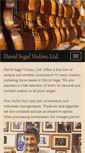 Mobile Screenshot of davidsegalviolins.com